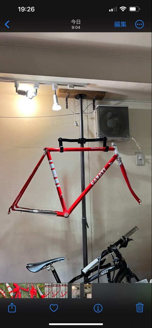 casati linea oro 美品 カザーティ クロモリ スチールバイク