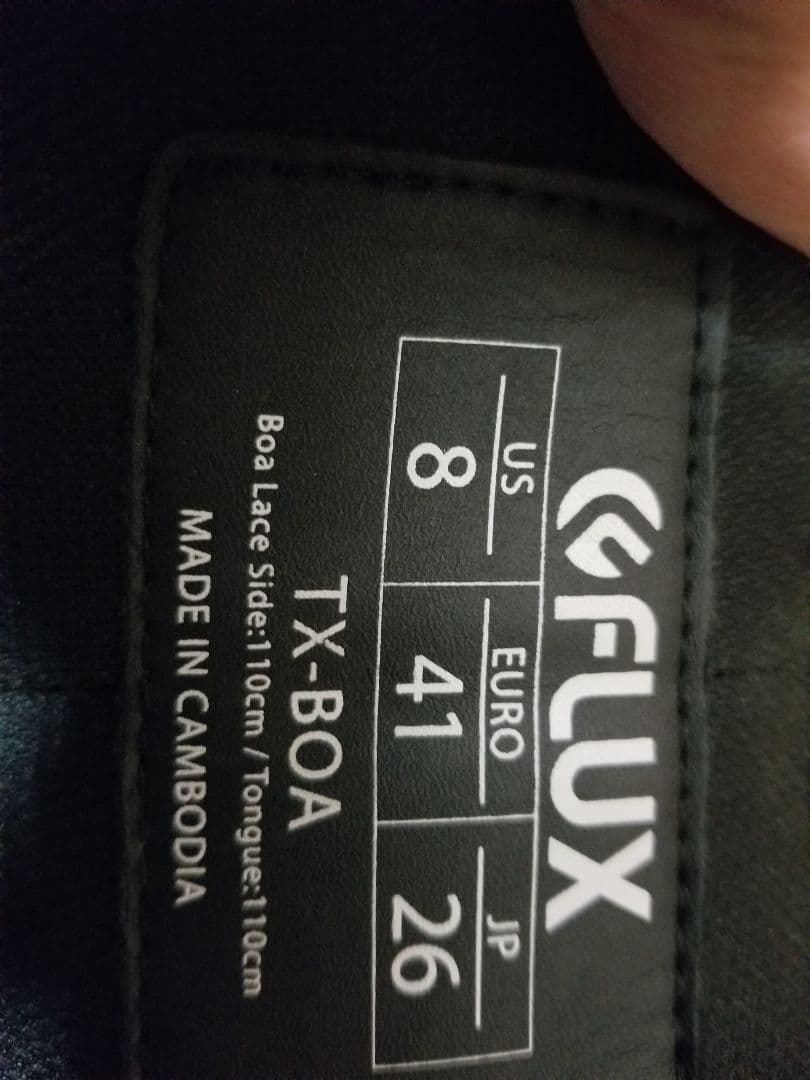 スノーボードブーツ FLUX TX-BOA 26cm