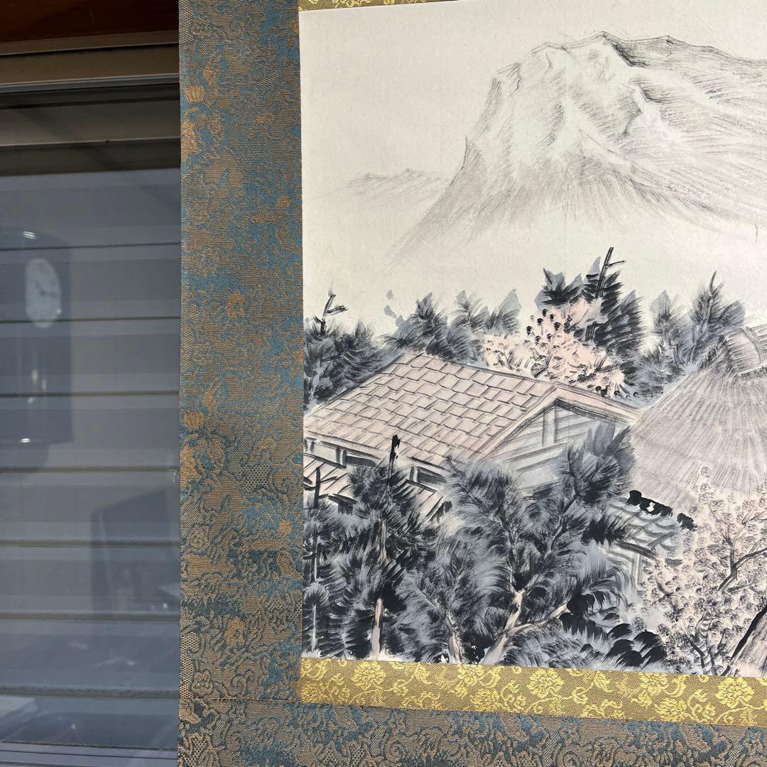 松風　木曽にて　掛け軸