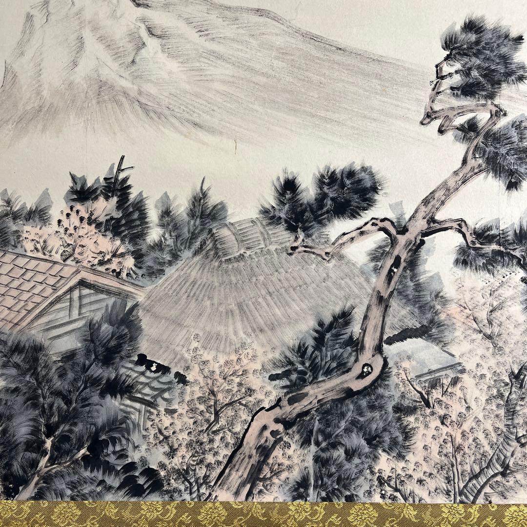 松風　木曽にて　掛け軸