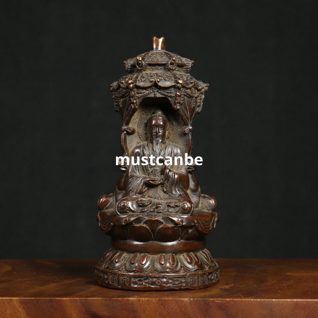 銅製 三清三聖仏像 玉清上清太清 仏堂 置物 工芸品