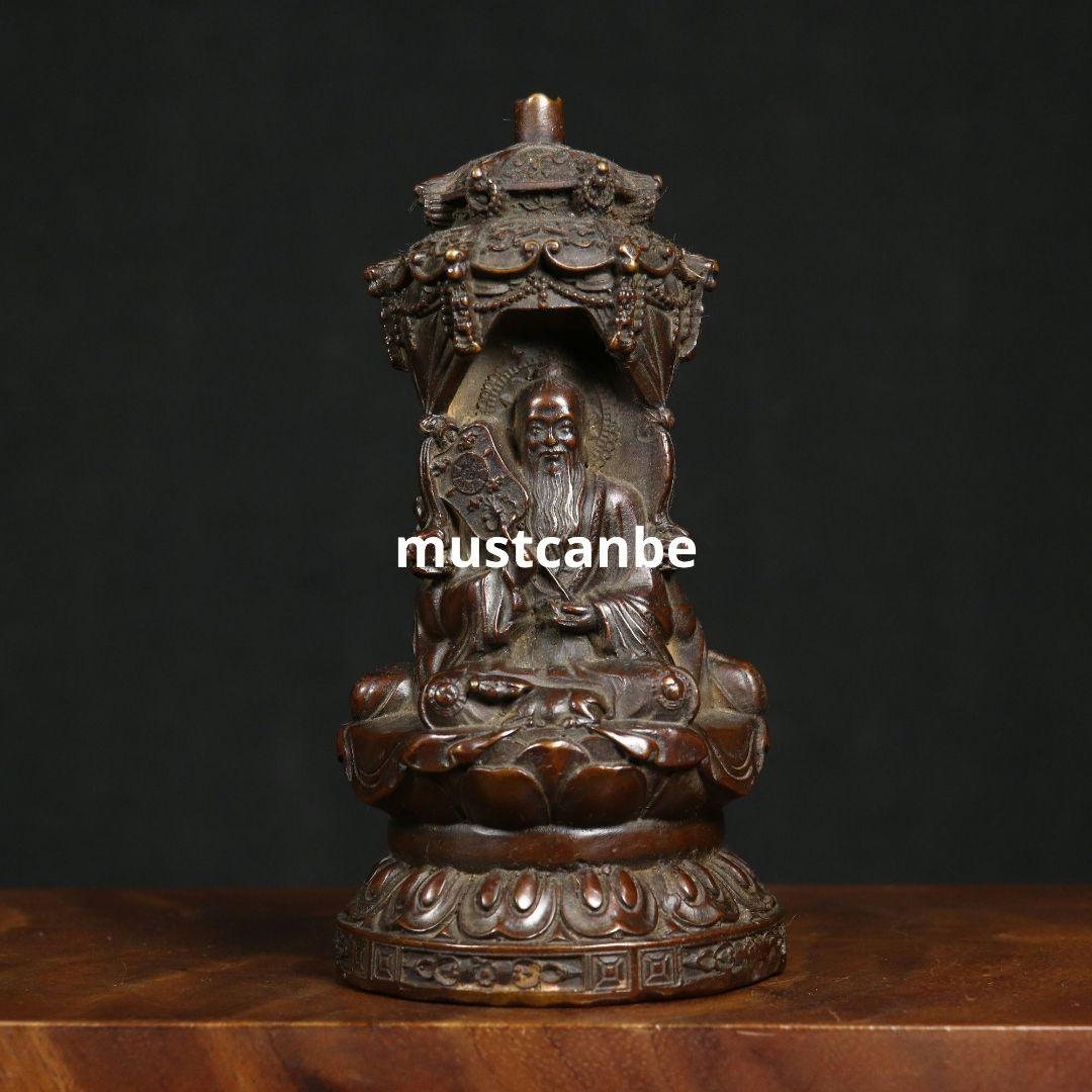 銅製 三清三聖仏像 玉清上清太清 仏堂 置物 工芸品