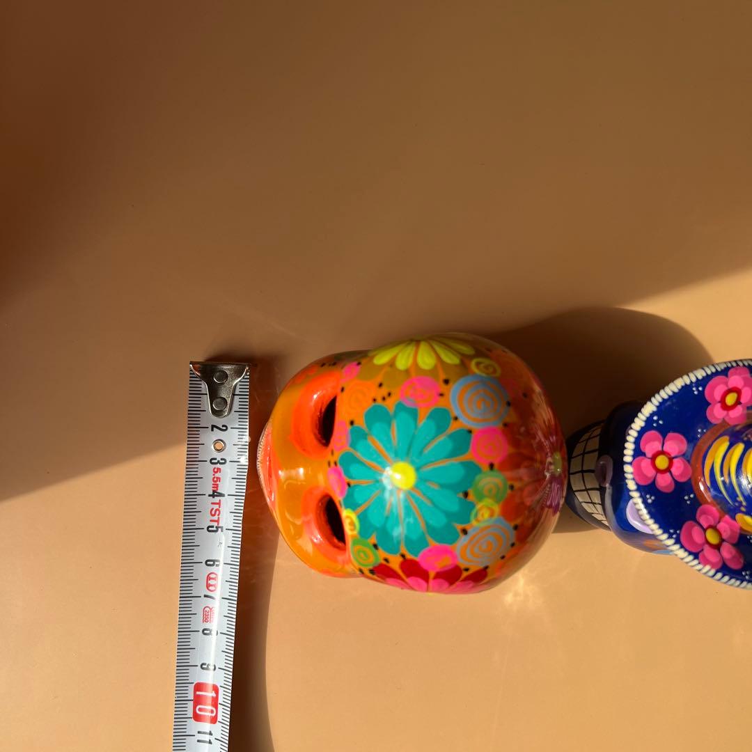 メキシコ　ドクロ　スカル　置物　5セット