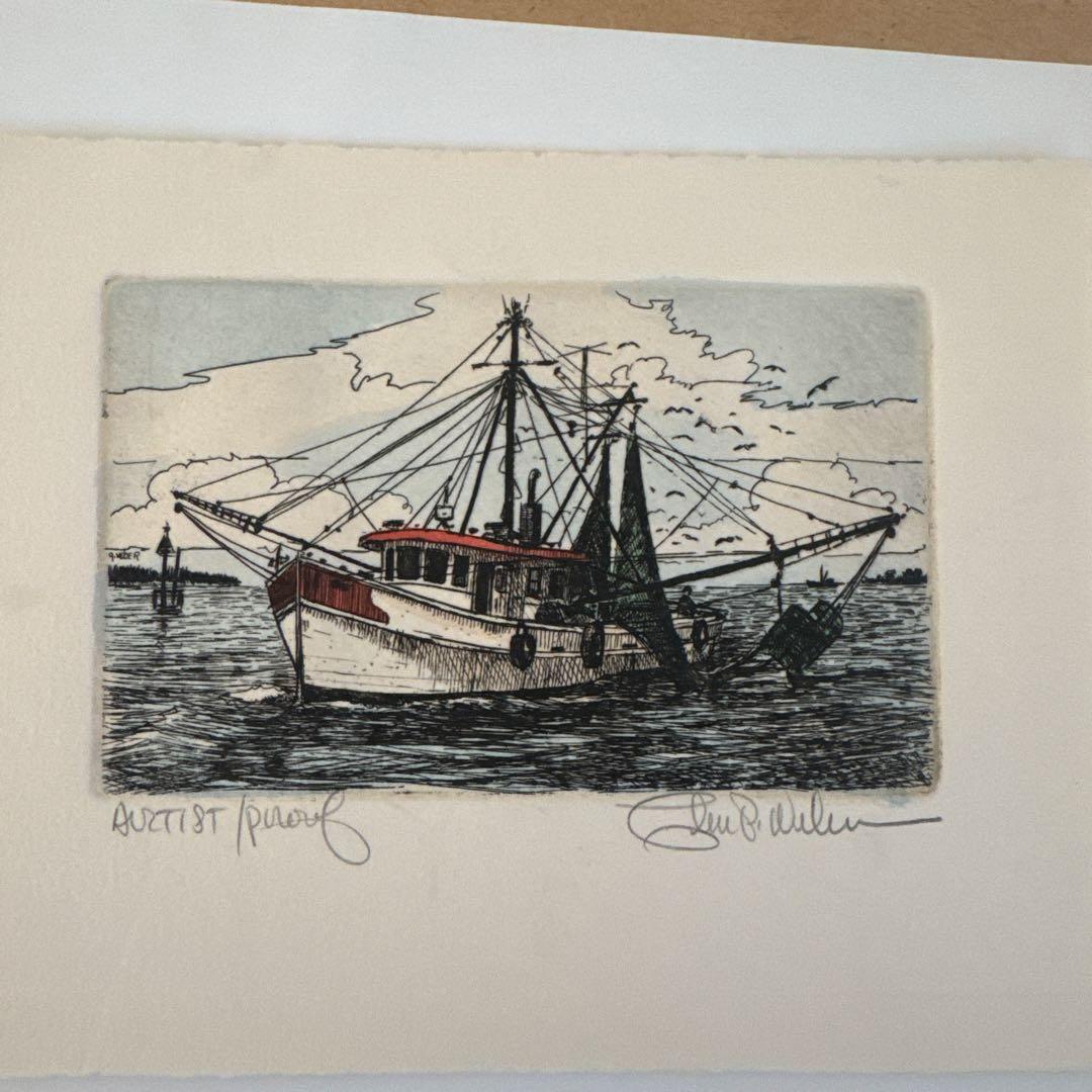 Glen Weber Shrimp boat エッジング