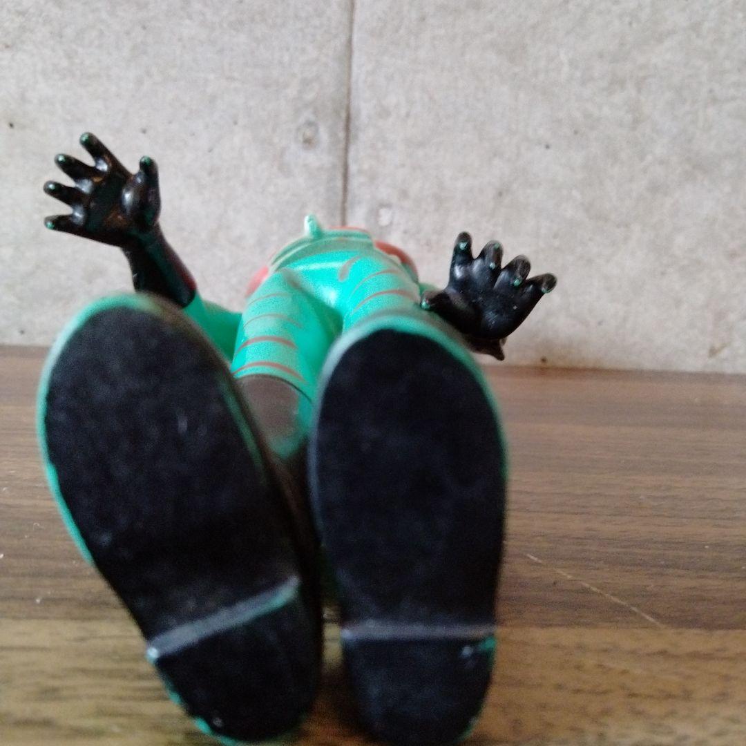 当時物仮面ライダーアマゾンソフビ無版権パチ約23センチ