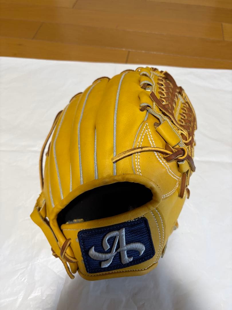 アサダスポーツ 軟式オーダーグローブ 内野用　 ナチュラル　収納袋付き