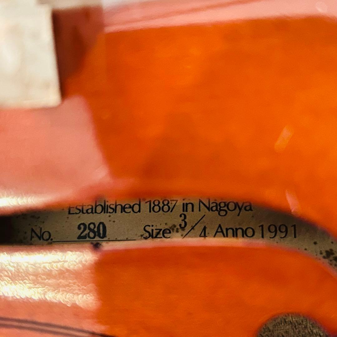 【良品】 スズキ バイオリン No.280 3/4サイズ