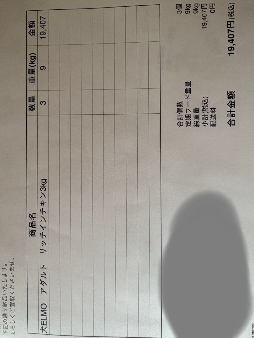 値下げ！犬用　ELMO リッチインチキン　3キロ×3袋