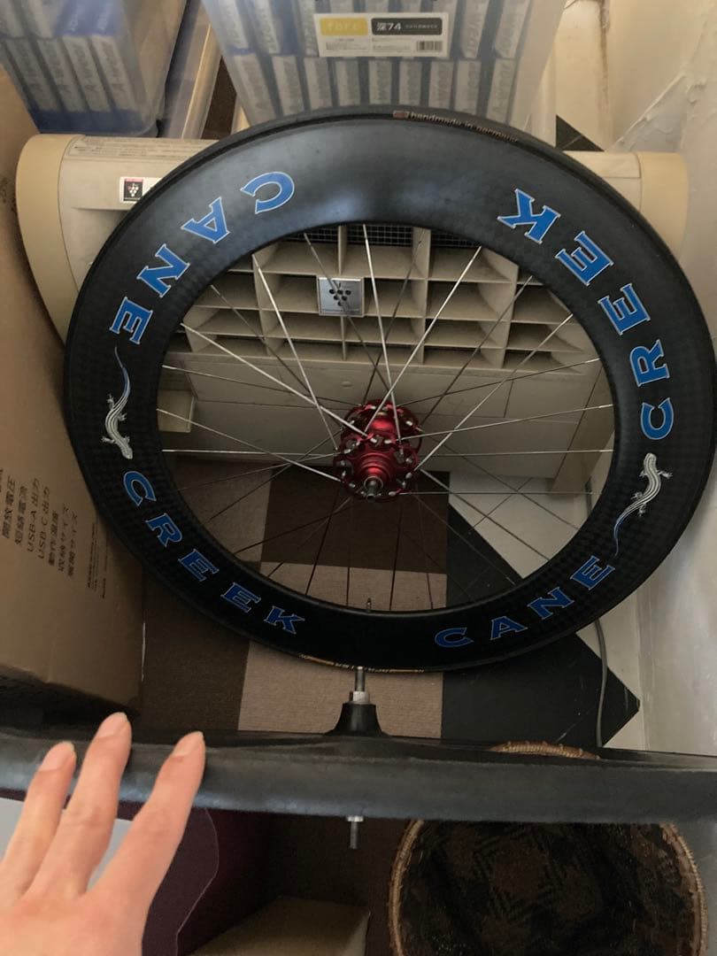 Cane Creek チューブラータイヤ 後輪　黒/青