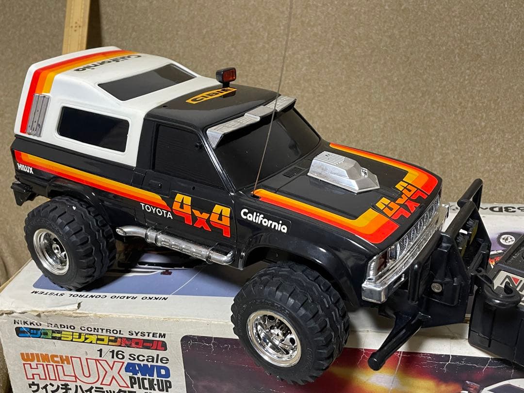 【レトロ】ニッコーラジオコントロール　ウインチハイラックス4wd ラジコン