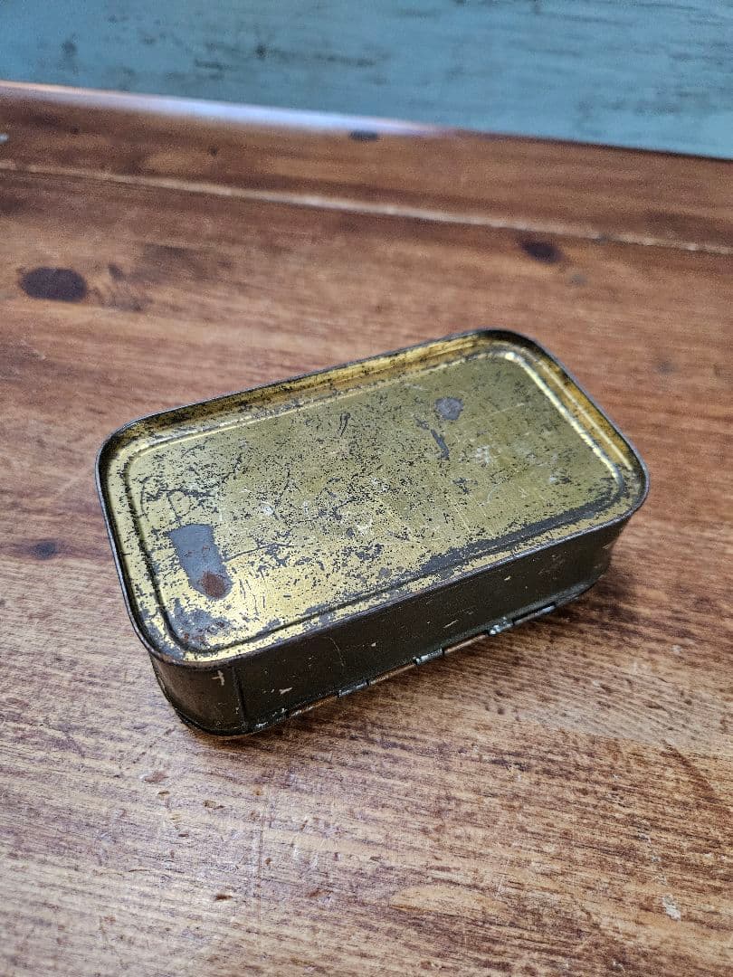 USAアンティーク GOODYEAR 古いブリキ缶 ケース アメリカヴィンテージ