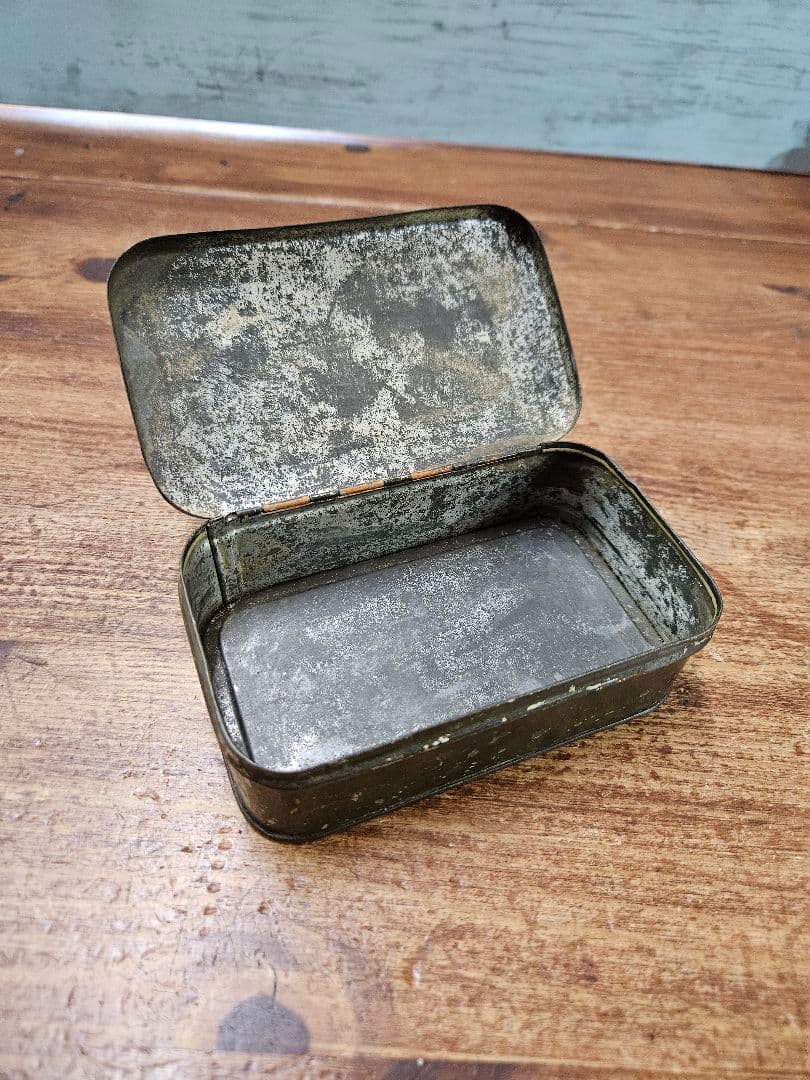 USAアンティーク GOODYEAR 古いブリキ缶 ケース アメリカヴィンテージ