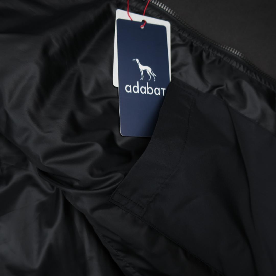 adabat エンブロイダリー モノグラム 中綿ベスト M