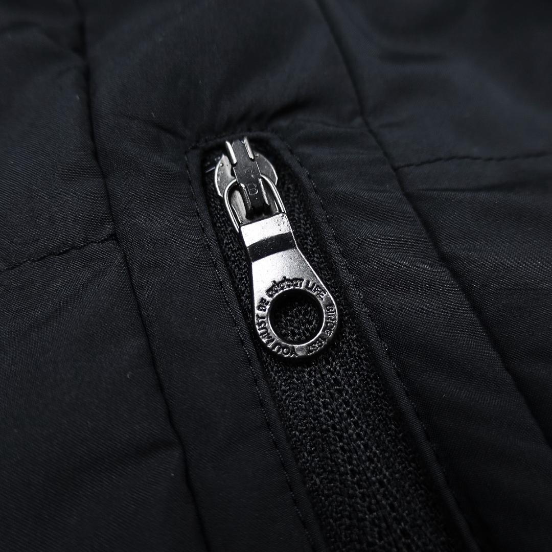 adabat エンブロイダリー モノグラム 中綿ベスト M