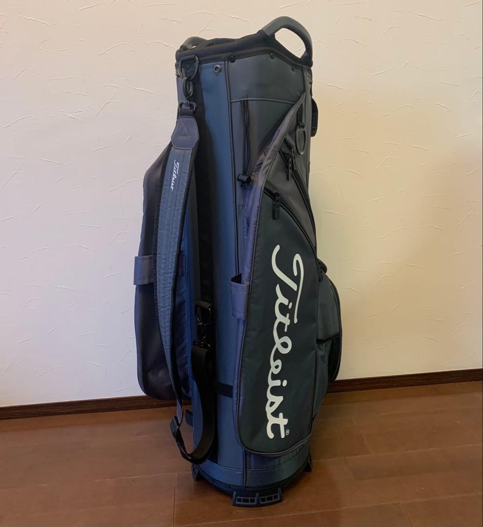 ★良品 タイトリスト TITLEIST カート14キャディバッググレー