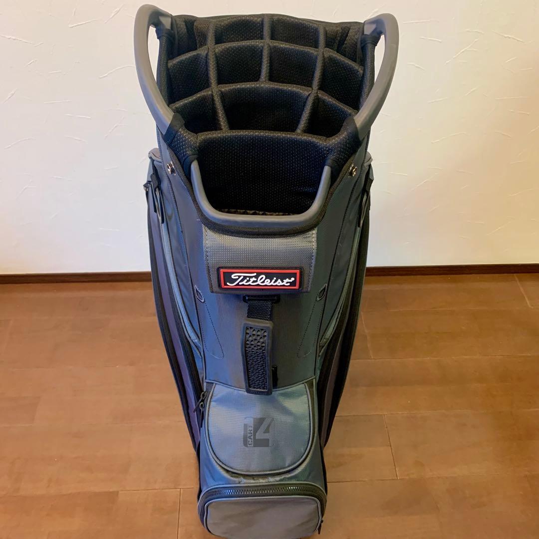 ★良品 タイトリスト TITLEIST カート14キャディバッググレー