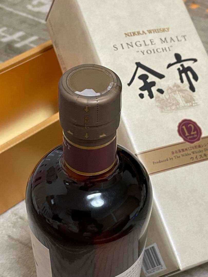 余市12年　新品未開栓品　化粧箱付き