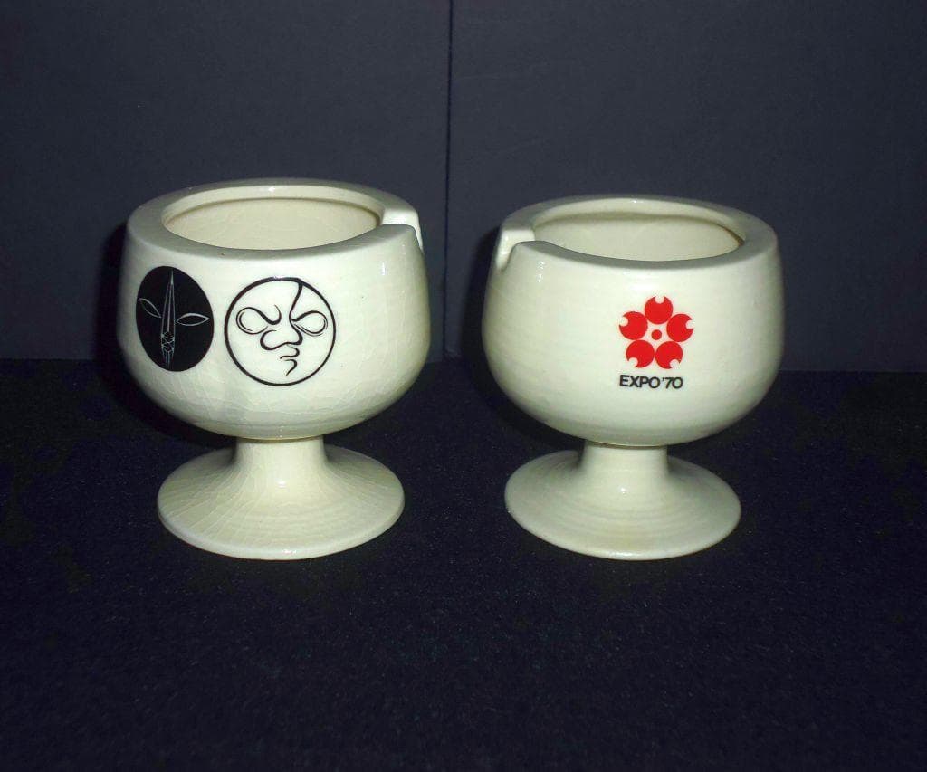 【激レア】EXPO'70 岡本太郎 陶器製 灰皿 太陽の塔 日本万国博覧会