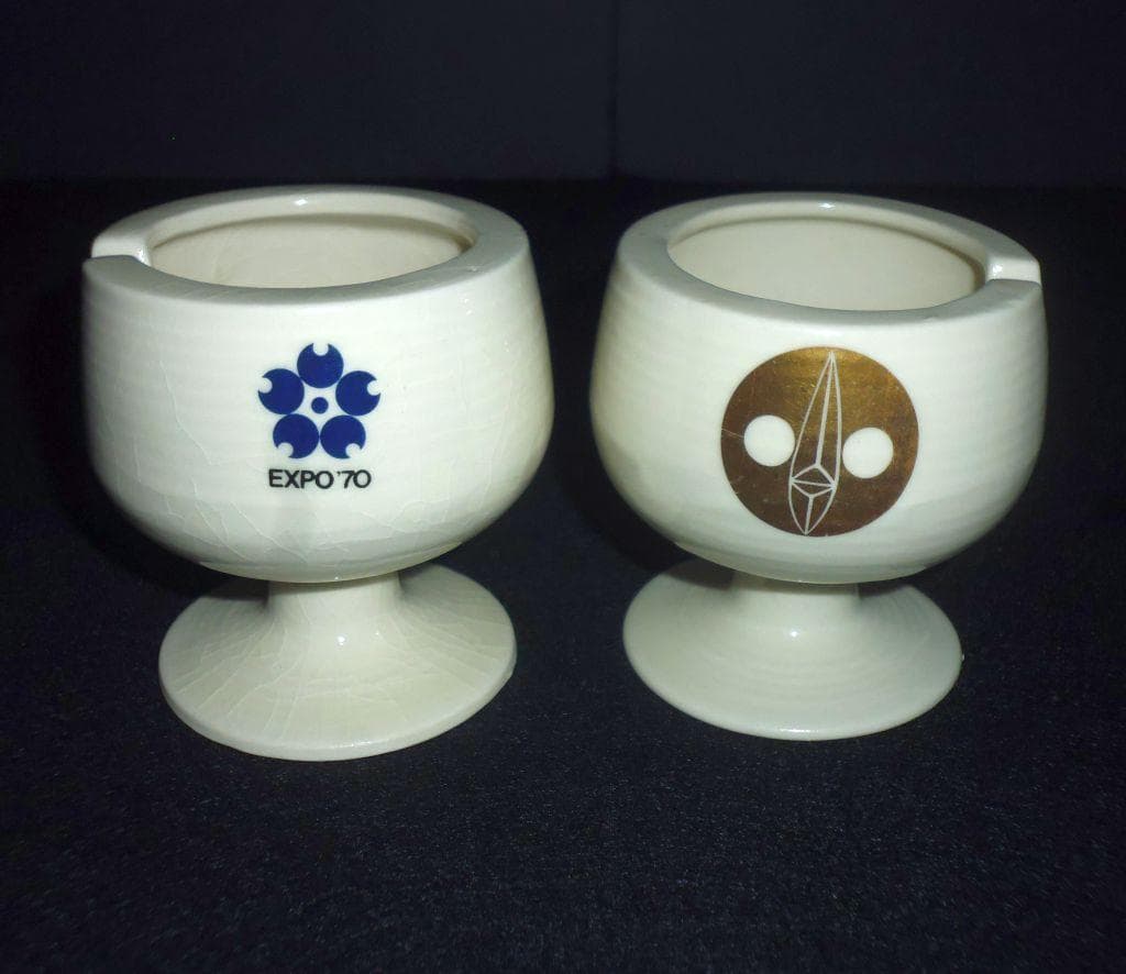 【激レア】EXPO'70 岡本太郎 陶器製 灰皿 太陽の塔 日本万国博覧会