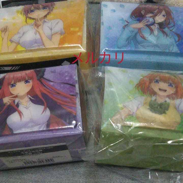 中野一花、中野ニ乃、中野三玖 未開封未使用品  キャラクターデッキケース