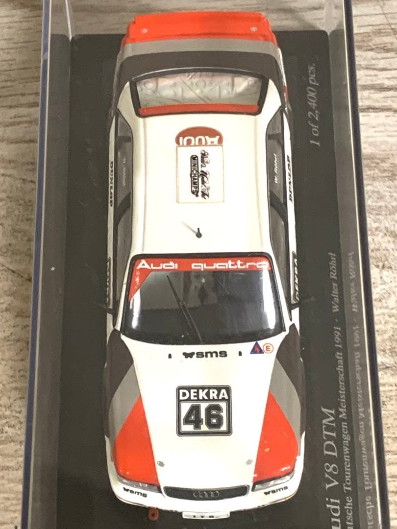 【限定品】ミニチャンプス製 アウディ V8 DTM レーシングカー　1/43