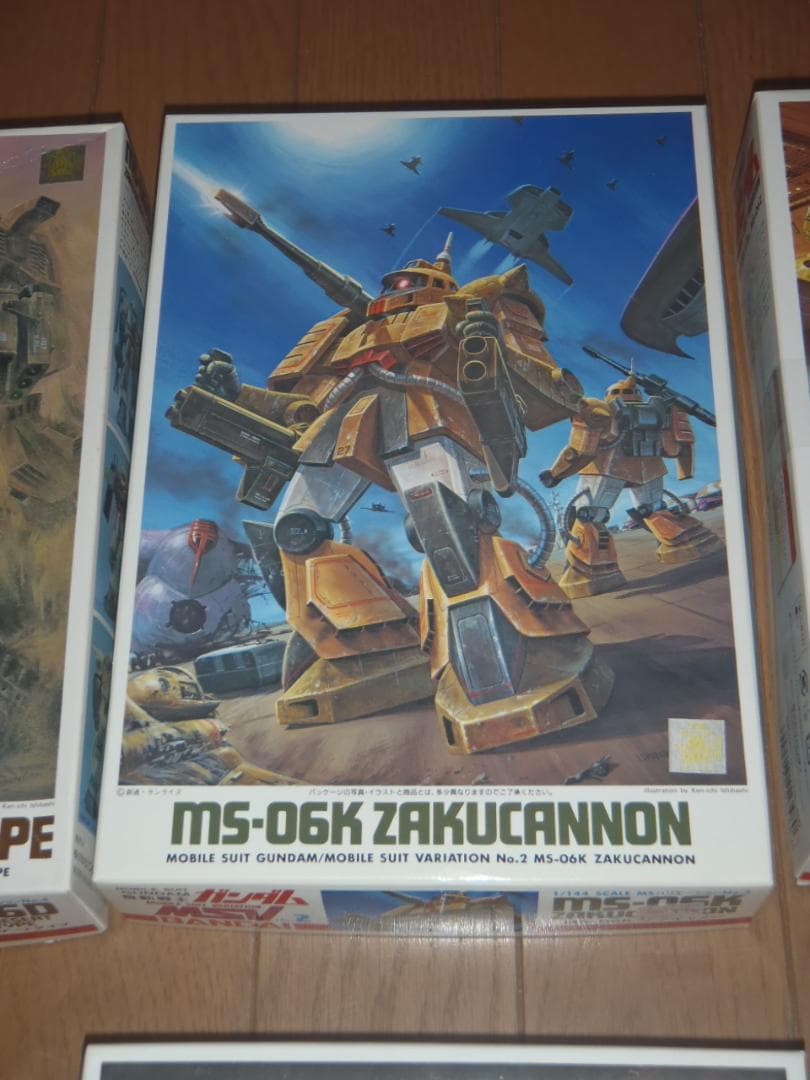 MSVザクシリーズ６体セット　旧キット　ガンプラ　機動戦士ガンダム パーツ欠品有