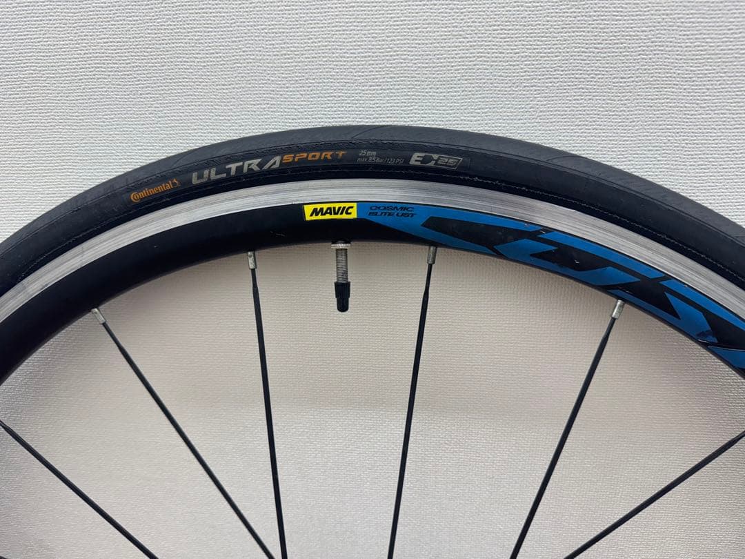 Mavic Cosmic Elite UST ブルー　スプロケット付き