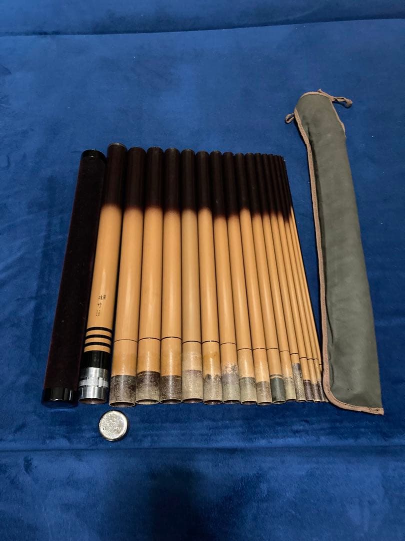 喜楽 硅竹 5.4m 渓流竿 仕舞35cm