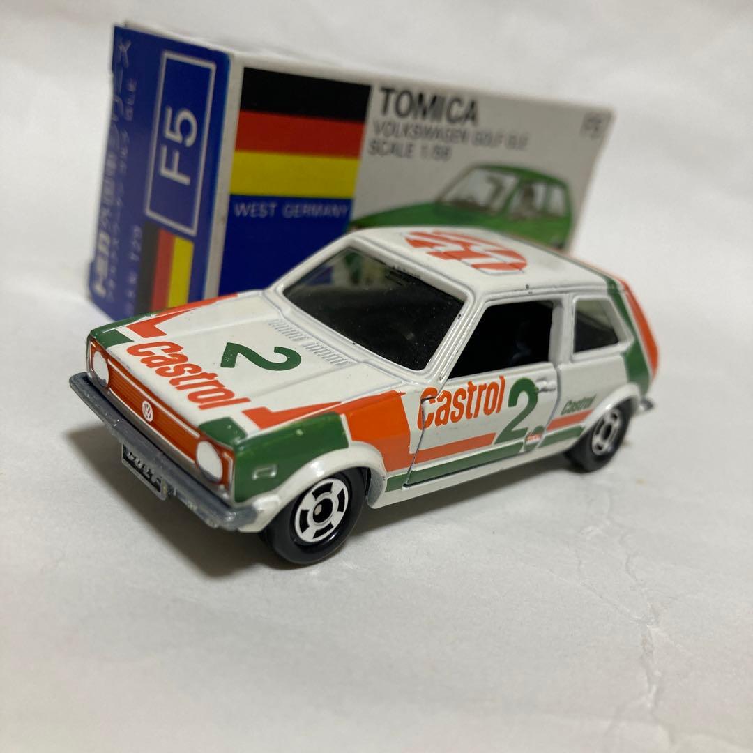 トミカ外国車シリーズ、フォルクスワーゲンゴルフGLEです。グループＡフェア。