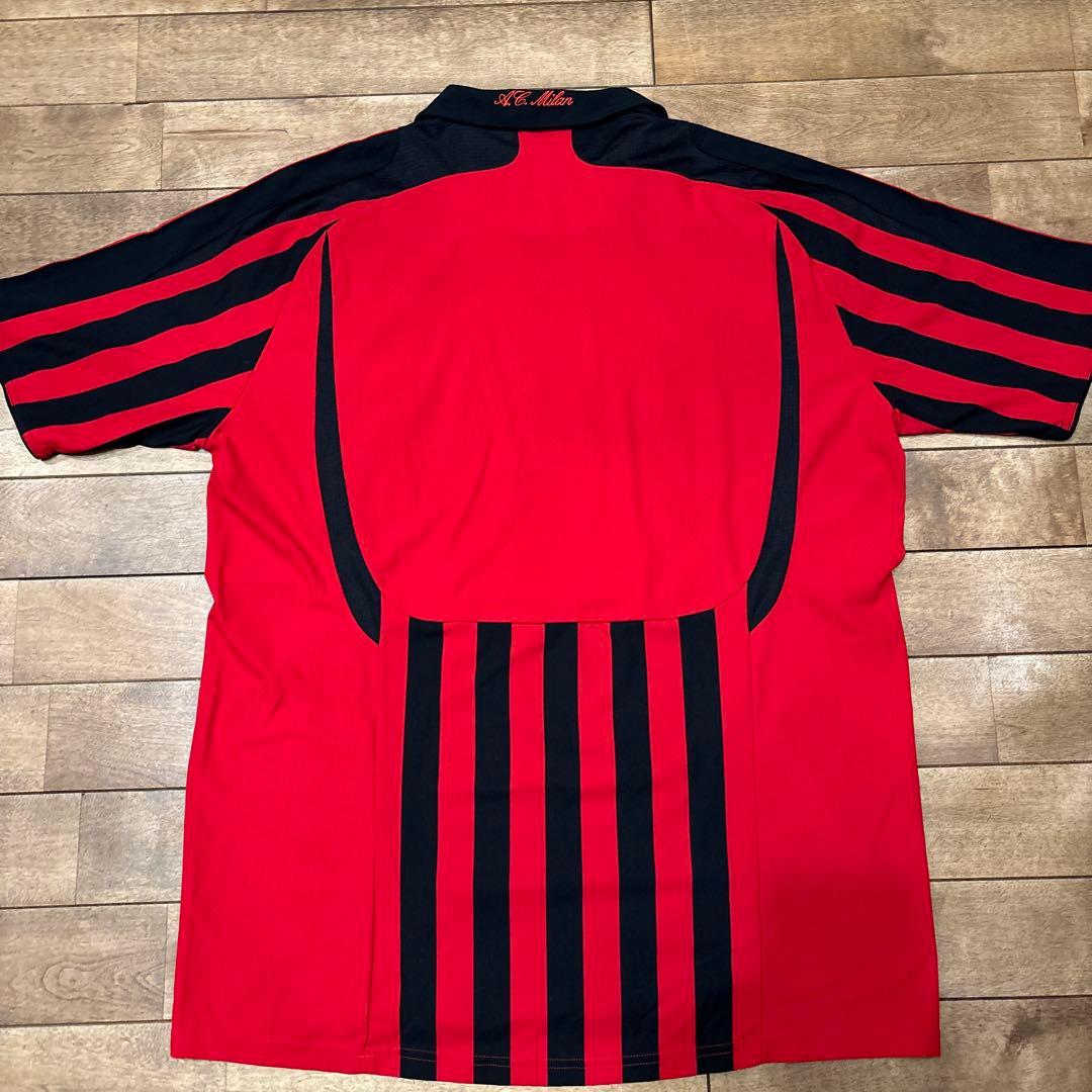 【美品】ACミラン ユニフォーム 07-08 アディダス 4XO