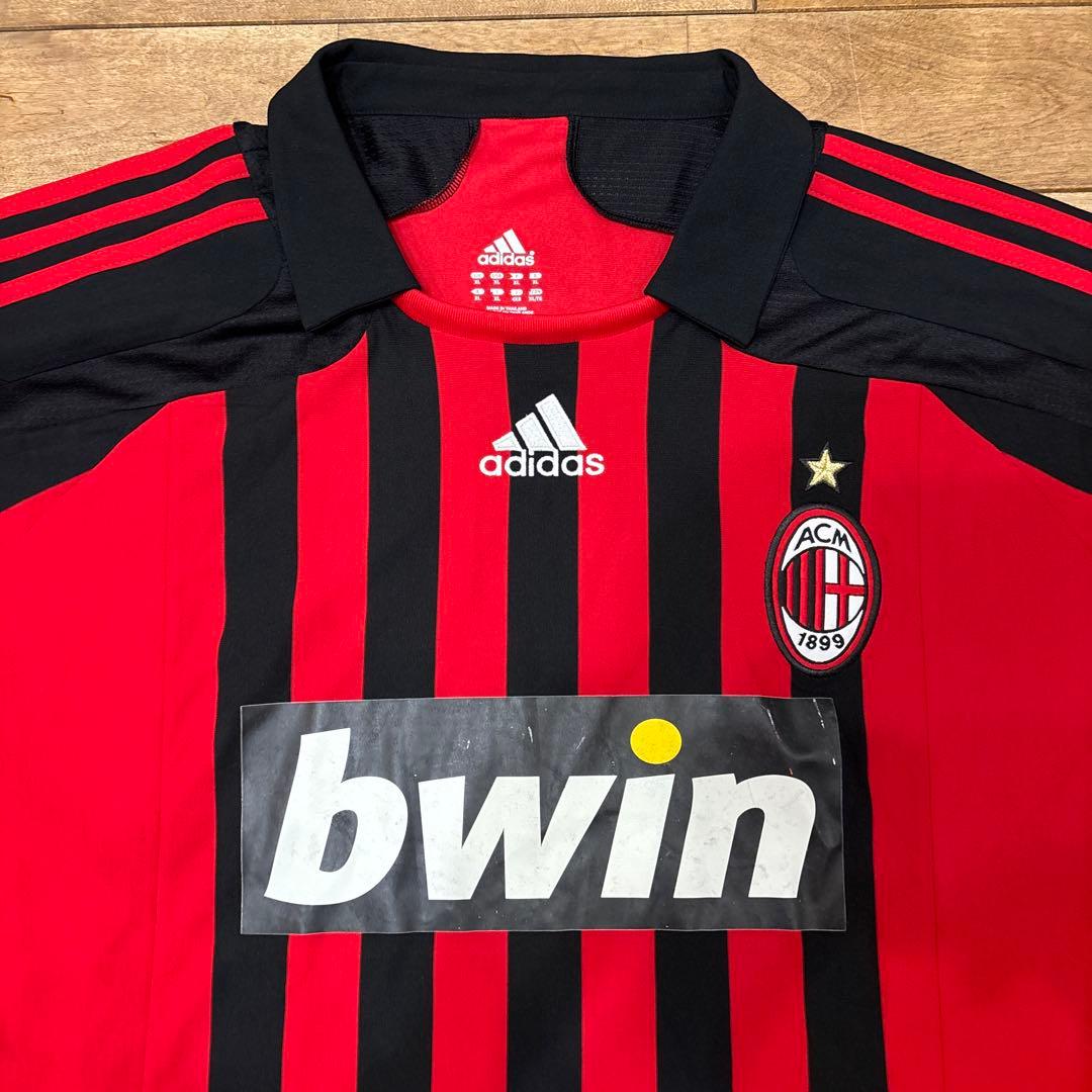 【美品】ACミラン ユニフォーム 07-08 アディダス 4XO