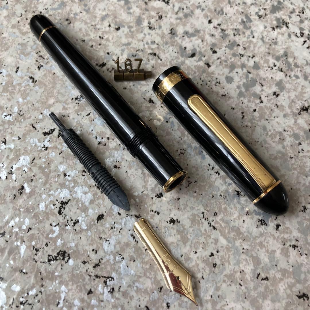 #167 オーバーホール済み 万年筆 PLATINUMプラチナ 3776 14k