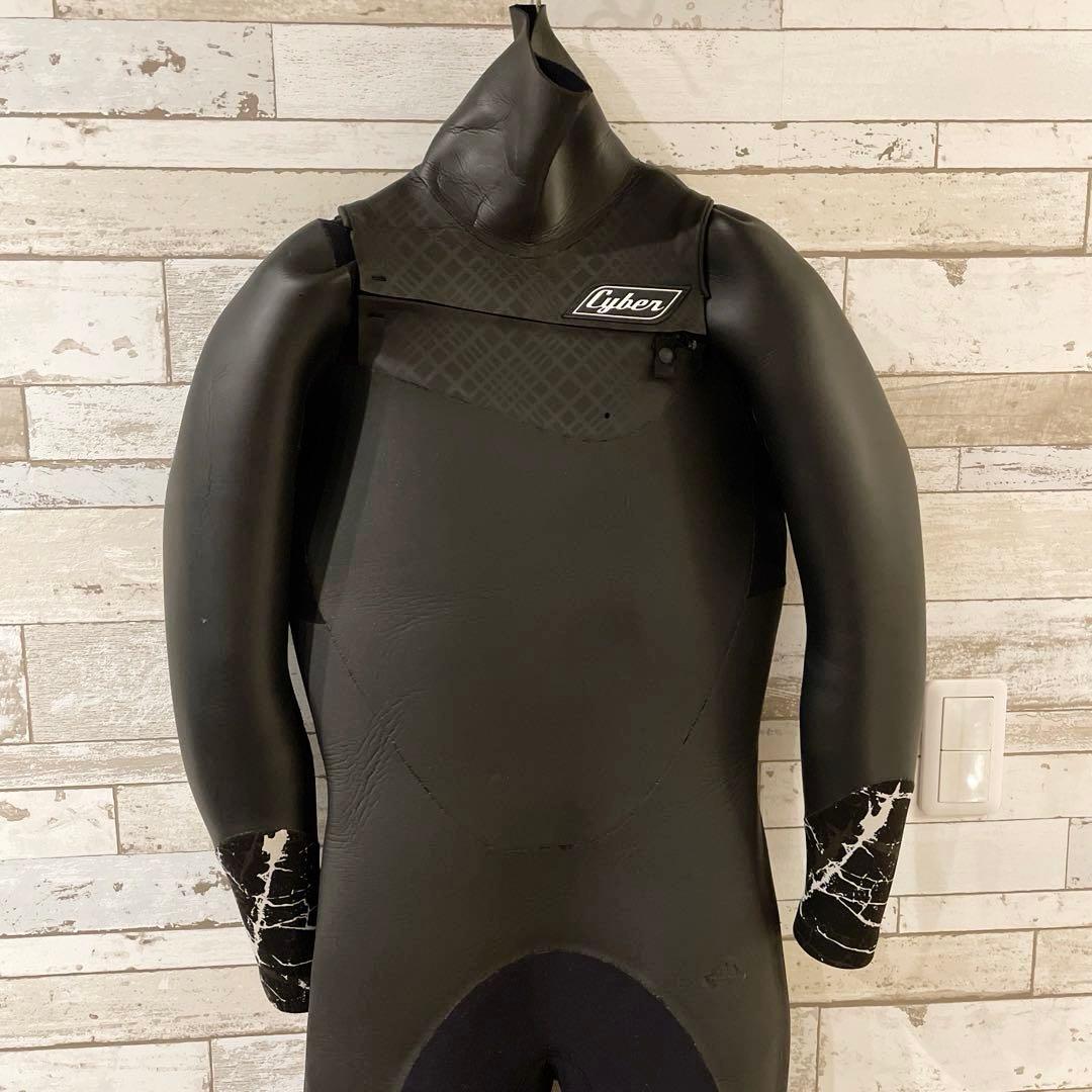 【美品CYBER 165cm 63kg】メンズM セミドライ 裏起毛 5/3ミリ