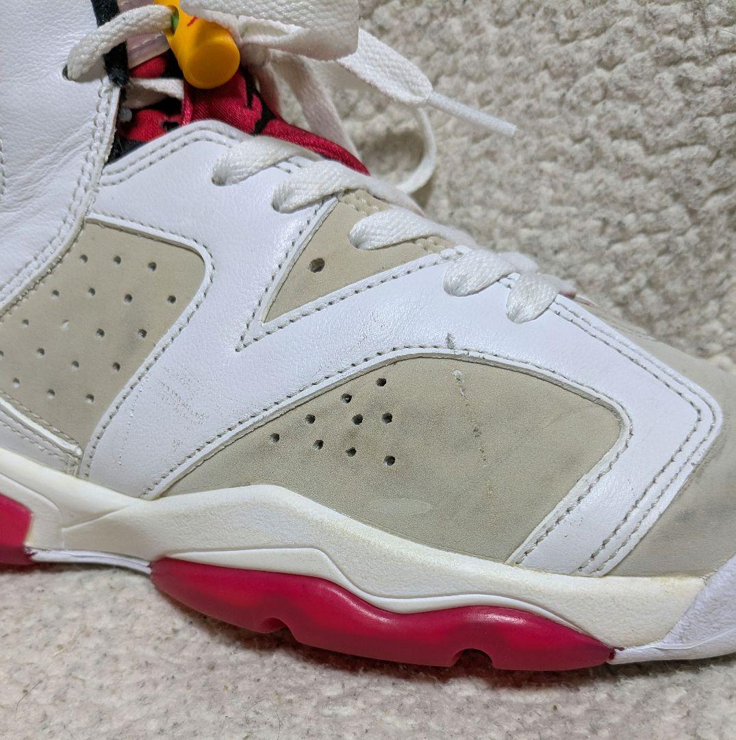 Air Jordan 6 ホワイト/レッド25cm