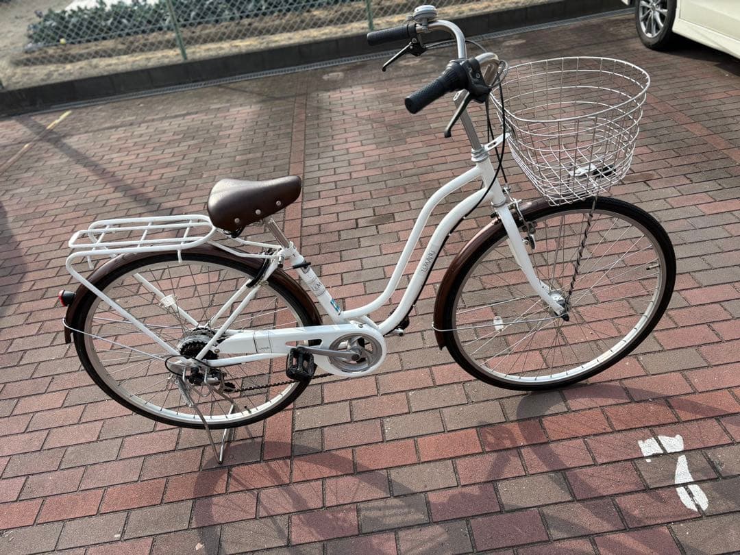 前籠/後子供載せ仕様・ママ(パパ)チャリ(27㌅)配達でもお引き取りでも可能です