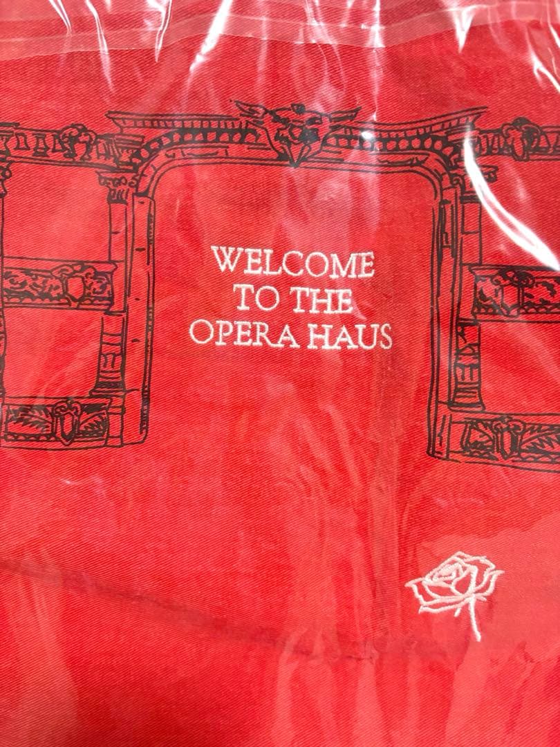 レディーガガ　メイヘムボールツアー　オペラハウス　トートバッグ　赤　レッド