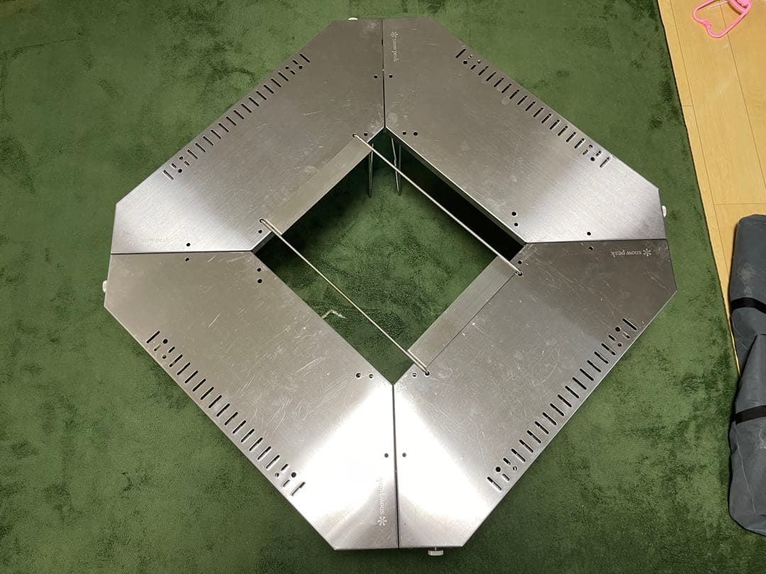 スノーピーク　ジカロテーブル　１ユニットブリッジ　ガビングフレーム　セット