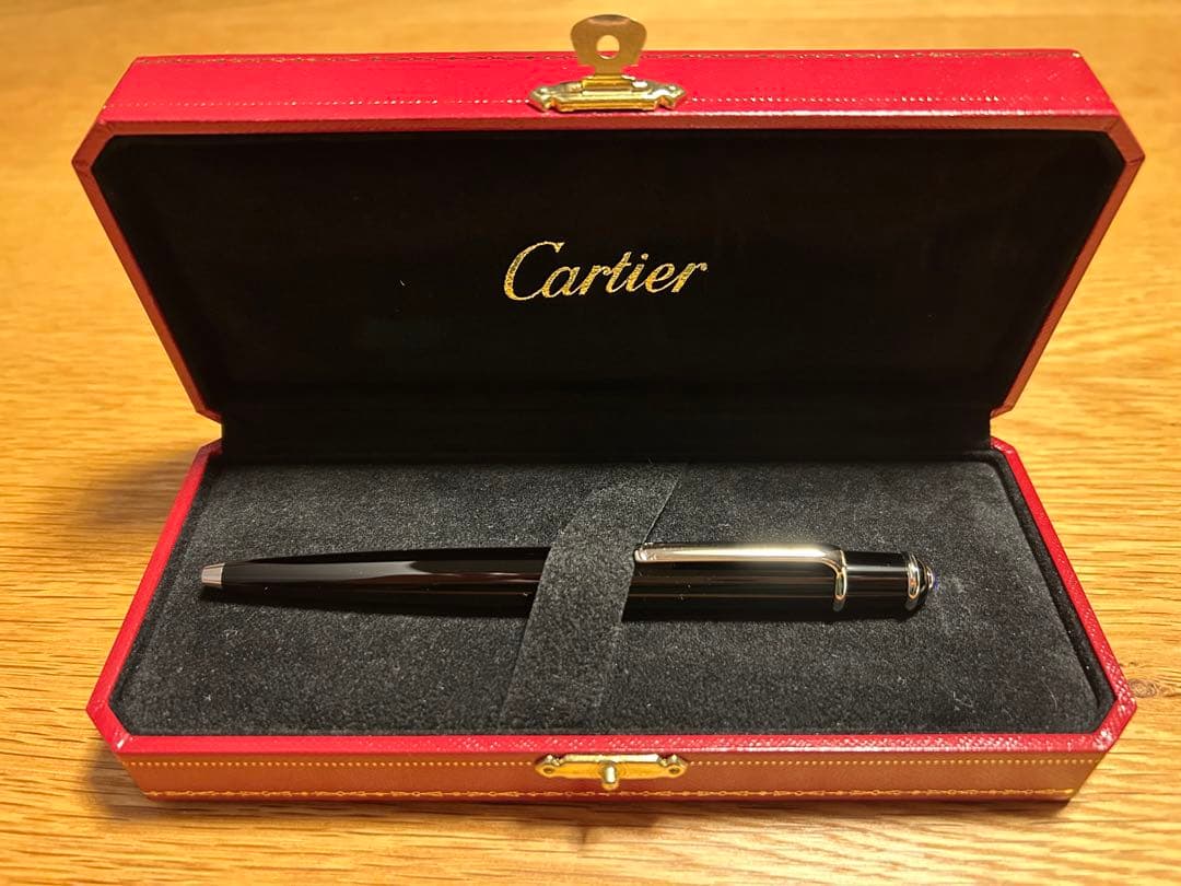 カルティエ ディアボロ ボールペン ブラック/シルバー