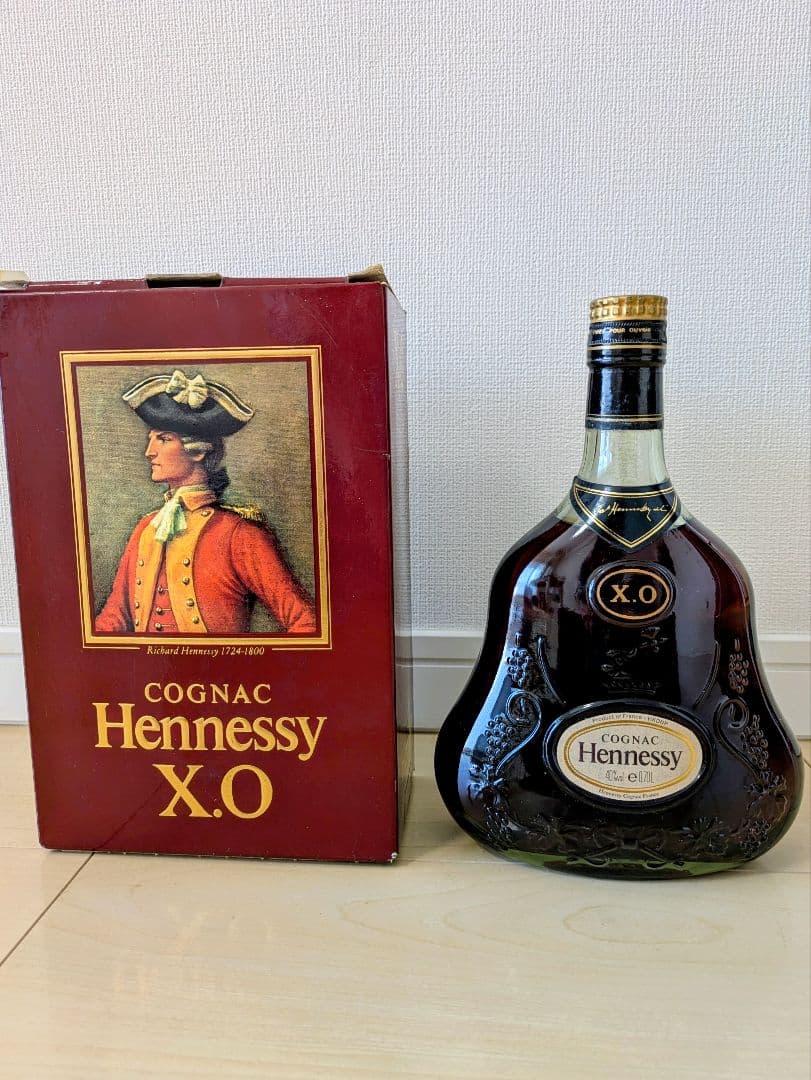 Hennessy X.O コニャック 700ml ヘネシー金キャップ　古酒