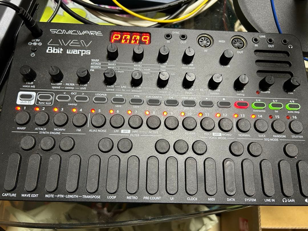 鍵盤楽器 SONICWARE LIVEN 8bit warps - All Black