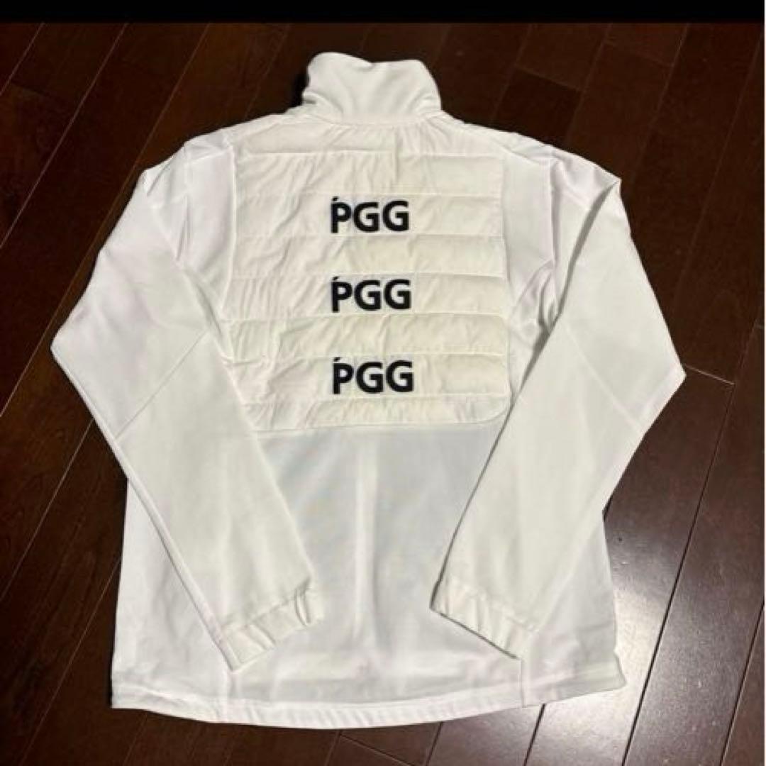 PGGアモッサ×N yメカニカルストレッチタフタホワイトジャケットサイズ4