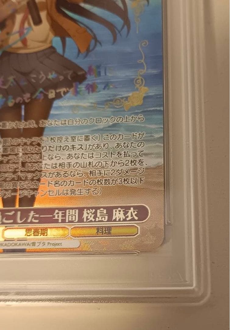 君と過ごした一年間 桜島 麻衣 サイン入り PSA10