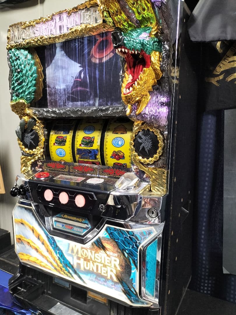 パチスロ実機 モンスターハンター 月下雷鳴　不要機付き