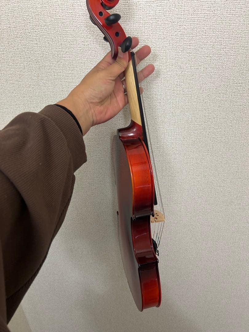 【最終値下げ】バイオリン本体＋弓・ロジン・ケース付き【初心者大人用】