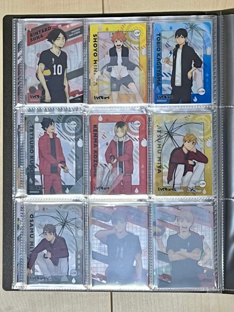 ハイキュー クリアカードコレクション1・2・3 全142種 黒①