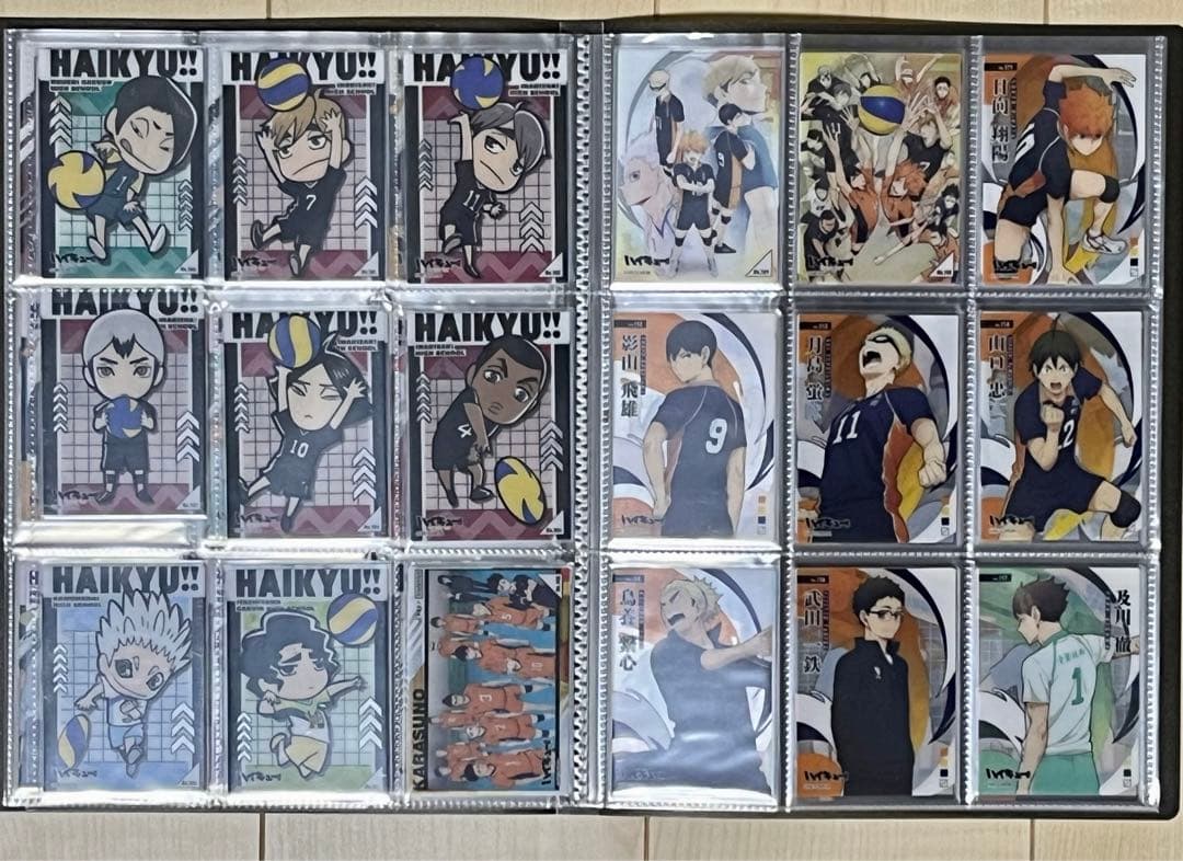 ハイキュー クリアカードコレクション1・2・3 全142種 黒①