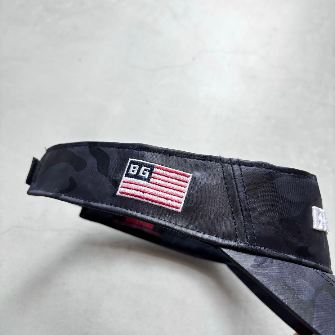 【美品】BRIEFING GOLF ブリーフィング カモフラ迷彩柄 サンバイザー