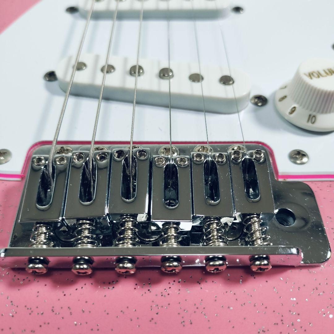 【美品】GYPSYROSE ジプシーローズ エレキギター　ピンク　ラメ入り