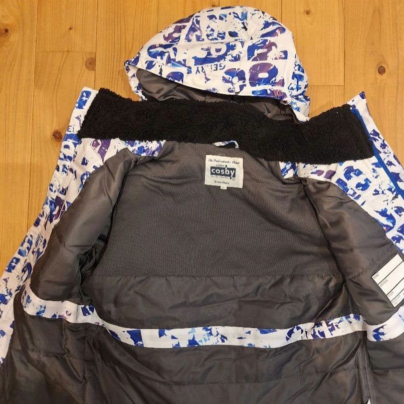 【新品未使用】サイズ調整可 スノーボード スキーウェア 上下セット 140cm