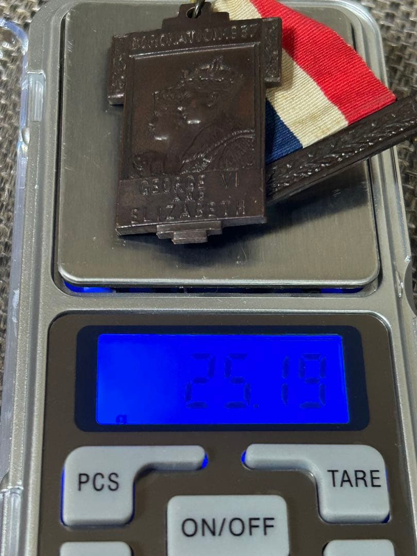 【希少メダル】イギリス 1937 戴冠式 ジョージ6世 セブンオークス